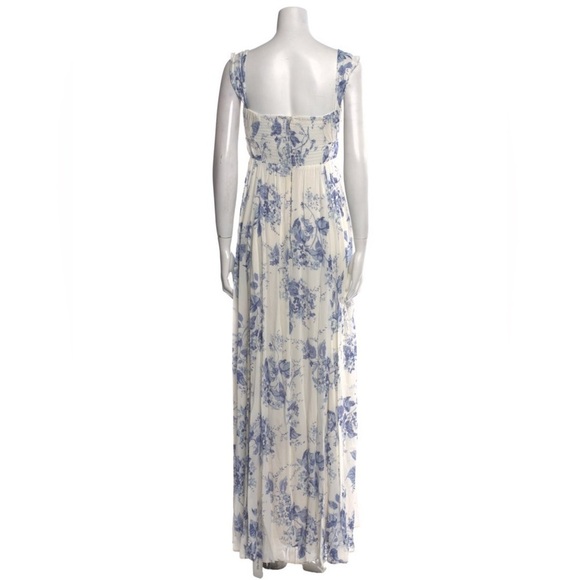 BHLDN REFORMATION Jayde Pale Blue Floral Maxi Dress Size 2 NWT - Picture 13 of 13